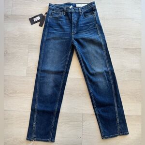 Nina High Rise Ankle Cigarette - Manchester(color)